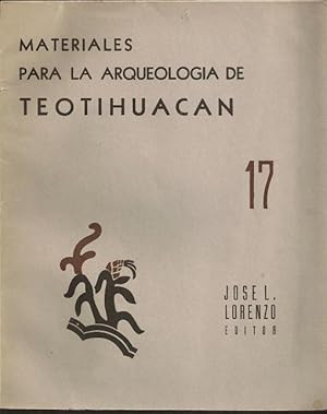Seller image for Materiales Para La Arqueologia De Teotihuacan for sale by The Book Collector, Inc. ABAA, ILAB
