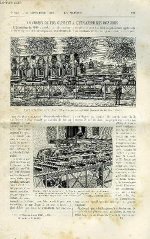 Bild des Verkufers fr La nature n 852 - Le chemin de fer glissant a l'esplanade des invalides, Le palais des colonies a l'exposition universelle de 1889 par Henry de Varigny, Excursion dans le haut aragon et dans la catalogne par Albert Tissandier, Souvenirs de Daguerre zum Verkauf von Le-Livre