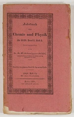 Bild des Verkufers fr Ueber eine Methode mit Hilfe des Gaslichts starke Hitze hervorzubringen*; Beschreibung einer neuen monochromatischen Lampe, welche von der Verbrennung comprimirten Gases abhngt** (pp.364-370, Abb.). zum Verkauf von Antiq. F.-D. Shn - Medicusbooks.Com