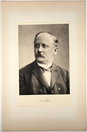 Bild des Verkufers fr Portrait, Heliogravre nach Photo, 18 x 26 cm. zum Verkauf von Antiq. F.-D. Shn - Medicusbooks.Com