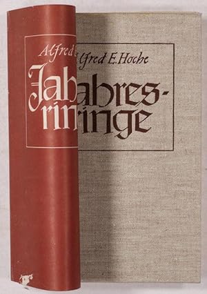 Bild des Verkufers fr Jahresringe eines Menschenlebens. Innenansicht eines Menschenlebens. Nachwort von Tilde Marchionini-Soetbeer. zum Verkauf von Antiq. F.-D. Shn - Medicusbooks.Com