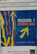 Imagen del vendedor de PSICOLOGIA Y CRIMINOLOGIA a la venta por ALZOFORA LIBROS