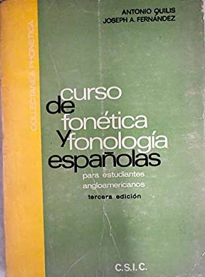 Bild des Verkufers fr CURSO DE FONETICA Y FONOLOGIA ESPAOLAS PARA ESTUDIANTES ANGLOAMERICANOS zum Verkauf von ALZOFORA LIBROS