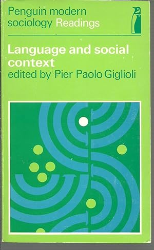 Seller image for LANGUAGE AND SOCIAL CONTEXT for sale by ALZOFORA LIBROS