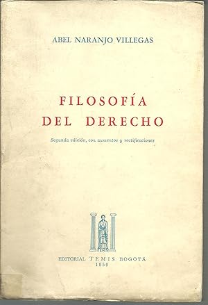 Imagen del vendedor de FILOSOFIA DEL DERECHO a la venta por ALZOFORA LIBROS