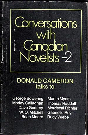Seller image for Conversations with Canadian Novelist - Part Two (2) for sale by Purpora Books