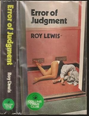 Seller image for Error of Judgment for sale by The Book Collector, Inc. ABAA, ILAB