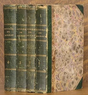 OEUVRES COMPLETES DE BOILEAU (4 VOLUME SET - COMPLETE)