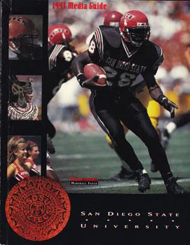 Seller image for 1993 Aztec Football Media Guide. for sale by Wittenborn Art Books