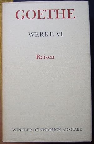 Bd. 6., Reisen / [Anm. von Eva-Maria Lenz .]