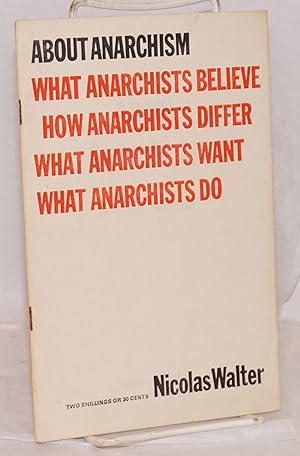 Seller image for About anarchism for sale by Bolerium Books Inc.