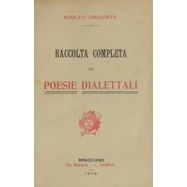 Imagen del vendedor de Raccolta completa di poesie dialettali a la venta por Libreria Antiquaria Giulio Cesare di Daniele Corradi