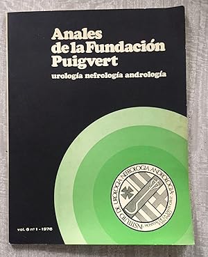 Imagen del vendedor de ANALES DE LA FUNDACION PUIGVERT. Vol. 6 , n 1 - 1976. Urologa, nefrologa, androloga a la venta por Librera Sagasta