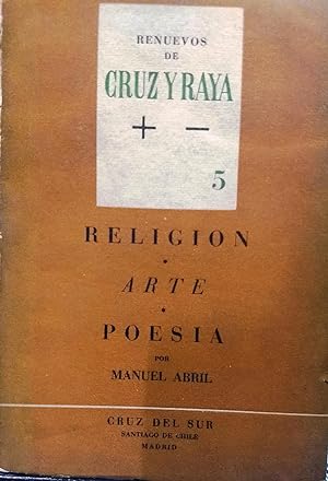 Seller image for Religin, arte, poesa for sale by Librera Monte Sarmiento