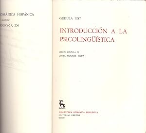 Seller image for INTRODUCCION A LA PSICOLINGISTICA for sale by Libreria 7 Soles