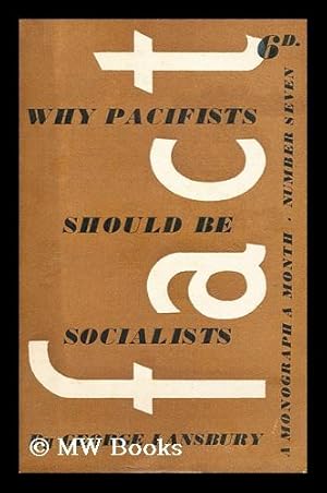 Seller image for Why pacifists should be socialists for sale by MW Books Ltd.