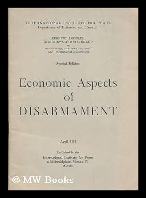 Seller image for Economic aspects of disarmament for sale by MW Books Ltd.