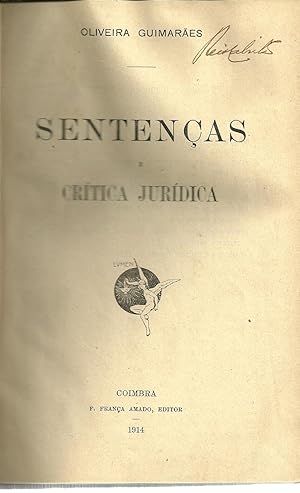 SENTENÇAS E CRÍTICA JURÍDICA