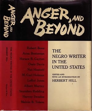 Image du vendeur pour ANGER, AND BEYOND: THE NEGRO WRITER IN THE UNITED STATES. mis en vente par Monroe Stahr Books