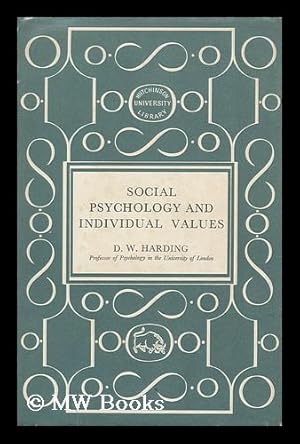 Seller image for Social psychology and individual values for sale by MW Books