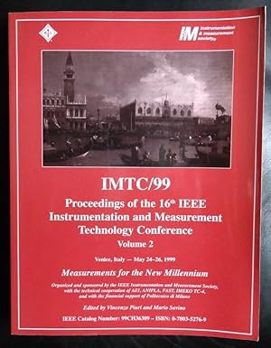 Imagen del vendedor de Imtc/99: Proceedings of the 16th IEEE Instrumentation and Measurement Technology Conference : Measurements for the New Millennium : Venice, Italy-May 24-26, 19 a la venta por GuthrieBooks