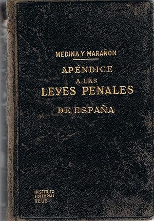 Seller image for APNDICE DE LAS LEYES PENALES DE ESPAA for sale by Librera Torren de Rueda