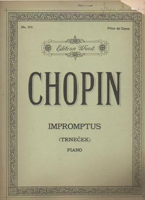Seller image for Impromptus (Trnecek) Piano for sale by Bookfeathers, LLC