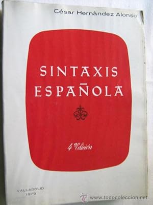 SINTAXIS ESPAÑOLA