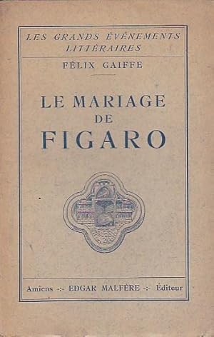 Imagen del vendedor de Le mariage de Figaro a la venta por LIBRERA GULLIVER