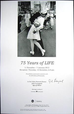 75 Years of LIFE (SIGNED poster by John Leongard)