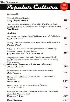 The Journal of Popular Culture: Volume 42, Number 2, April 2009