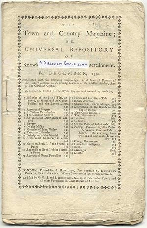 The Town and Country Magazine or Universal Repository of Knowledge, Instruction, and Entertainmen...