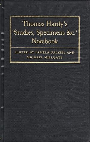 Imagen del vendedor de Thomas Hardy's Studies, Specimens &c.' Notebook a la venta por Mr Pickwick's Fine Old Books
