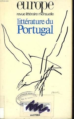 Image du vendeur pour EUROPE. REVUE LITTERAIRE MENSUELLE N660, 62e ANNEE,AVRIL 1984. LITTERATURE DU PORTUGAL. PIERRE RIVAS: INSULARITE ET COSMOPOLITISME / JOAO MEDINA: DIX ANS APRES / J.A. FRANCA: QUEL(S) ROMATISME(S) ? / ECA DE QUEIROS: UNE ETRANGE FILLE BLONDE / . mis en vente par Le-Livre