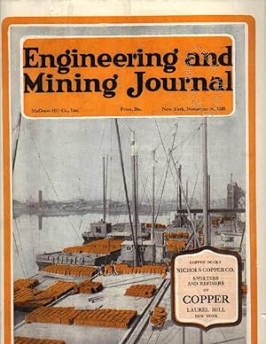 Imagen del vendedor de Engineering and Mining Journal: Volume 106, Number 22: November 30, 1918 a la venta por Clausen Books, RMABA