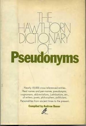 Imagen del vendedor de The Haethorn Dictionary of Pseudonyms a la venta por Scorpio Books, IOBA