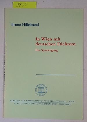 Bild des Verkufers fr In Wien Mit Deutschen Dichtern - Ein Spaziergang zum Verkauf von Antiquariat Trger