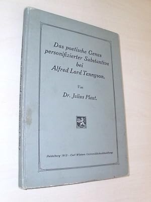 Das poetische Genus personifizierter Substantiva bei Alfred Lord Tennyson.