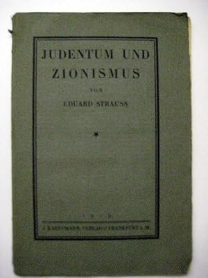 Seller image for Judentum und Zionismus. for sale by Mller & Grff e.K.