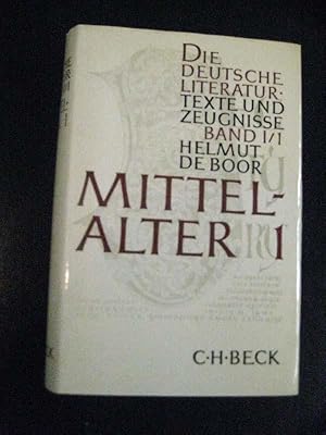 Die deutsche Literatur. Texte und Zeugnisse. Hrsg. von H. de Boor, W. Killy, B. v. Wiese u. a. 7 ...