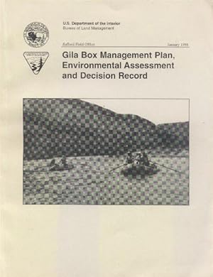 Gila Box Riparian National Conservation Area Management Plan, Environmental Assessment, Finding o...