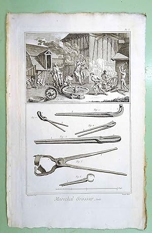 MARECHAL FERRANT et MARECHAL GROSSIER. Recueil de Planches sur les Sciences, les Arts Libéraux, e...