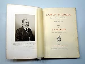 Seller image for Samson et Dalila.Opra en 3 actes et 4 tableaux de Ferdinand Lemaire. Musique de C. Saint-Sans. Partition chant et Piano rduite par l'Auteur. for sale by E. & J.L  GRISON