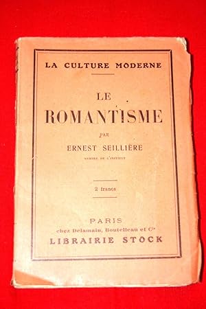 Bild des Verkufers fr LE ROMANTISME zum Verkauf von Librairie RAIMOND