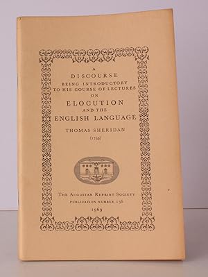 Seller image for A Discourse. Being Introductory to his Course of Lectures on Elocution and the English Language (1759). Introduction by G.P. Mohrmann. [Facsimile reissue]. NEAR FINE COPY IN ORIGINAL WRAPPERS for sale by Island Books