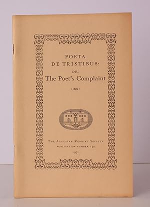 Imagen del vendedor de Poeta de Tristibus: or, The Poet's Complaint (1682). Introduction by Harold Love. [Facsimile reissue]. NEAR FINE COPY IN ORIGINAL WRAPPERS a la venta por Island Books