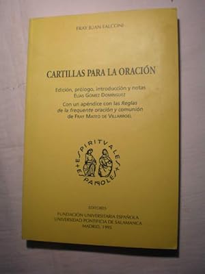 Cartillas para la oración.