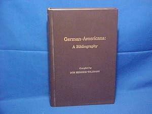 German-Americana: A Bibliography