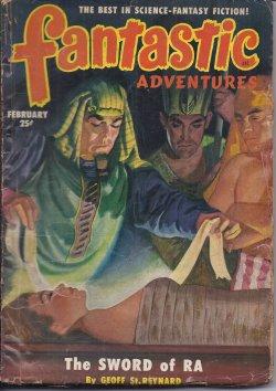 Bild des Verkufers fr FANTASTIC ADVENTURES: February, Feb. 1951 zum Verkauf von Books from the Crypt