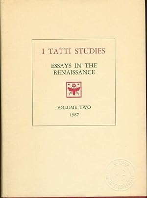 Immagine del venditore per I Tatti Studies: Essays in the Renaissance, Volume Two venduto da Book Dispensary